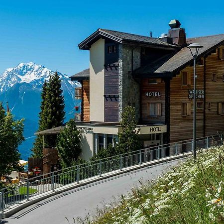 Swiss Chalet-Style Hotel Walliser Spycher 리더알프 외부 사진